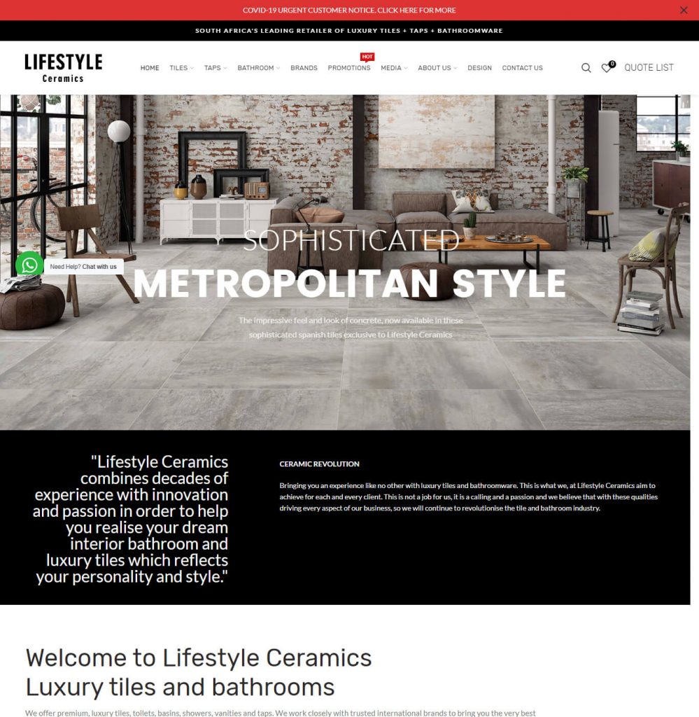 Lifestyle ceramics Lifestyle ceramics