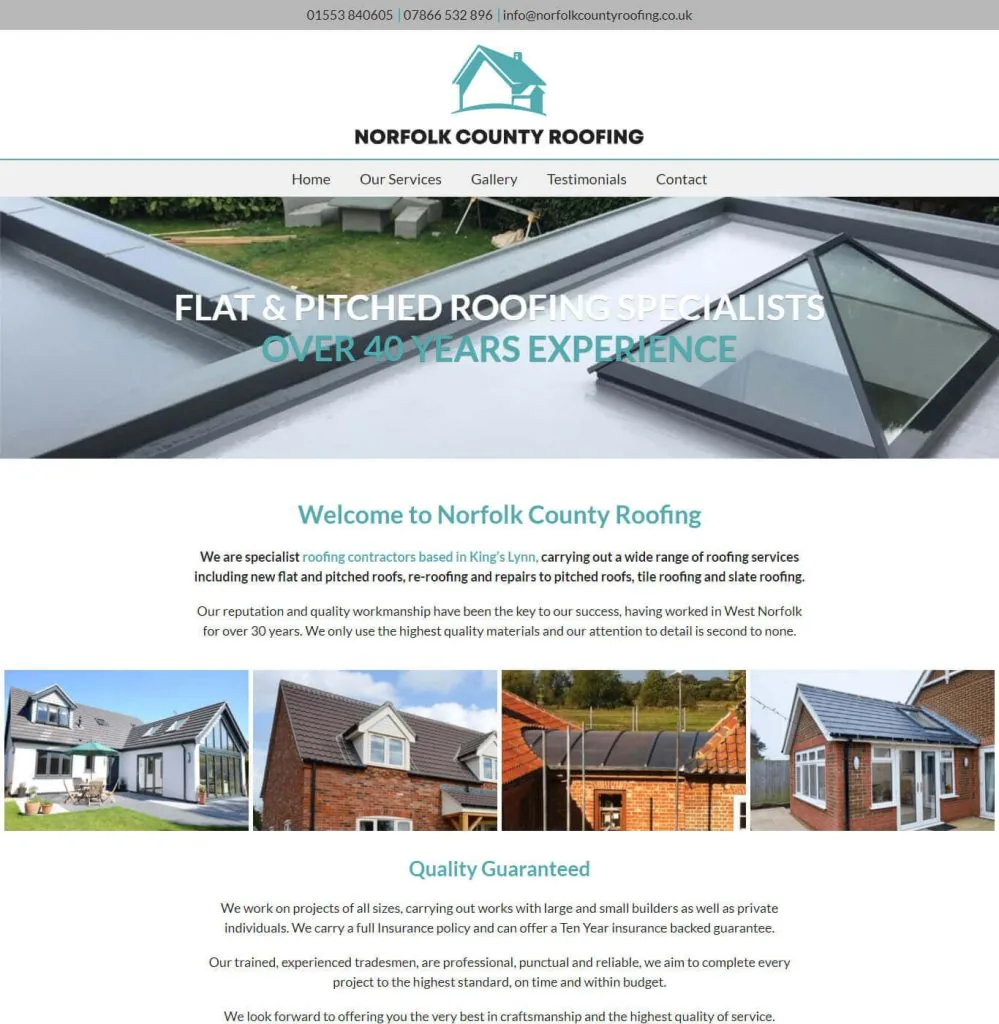 Portfolio Norfolk county roofing