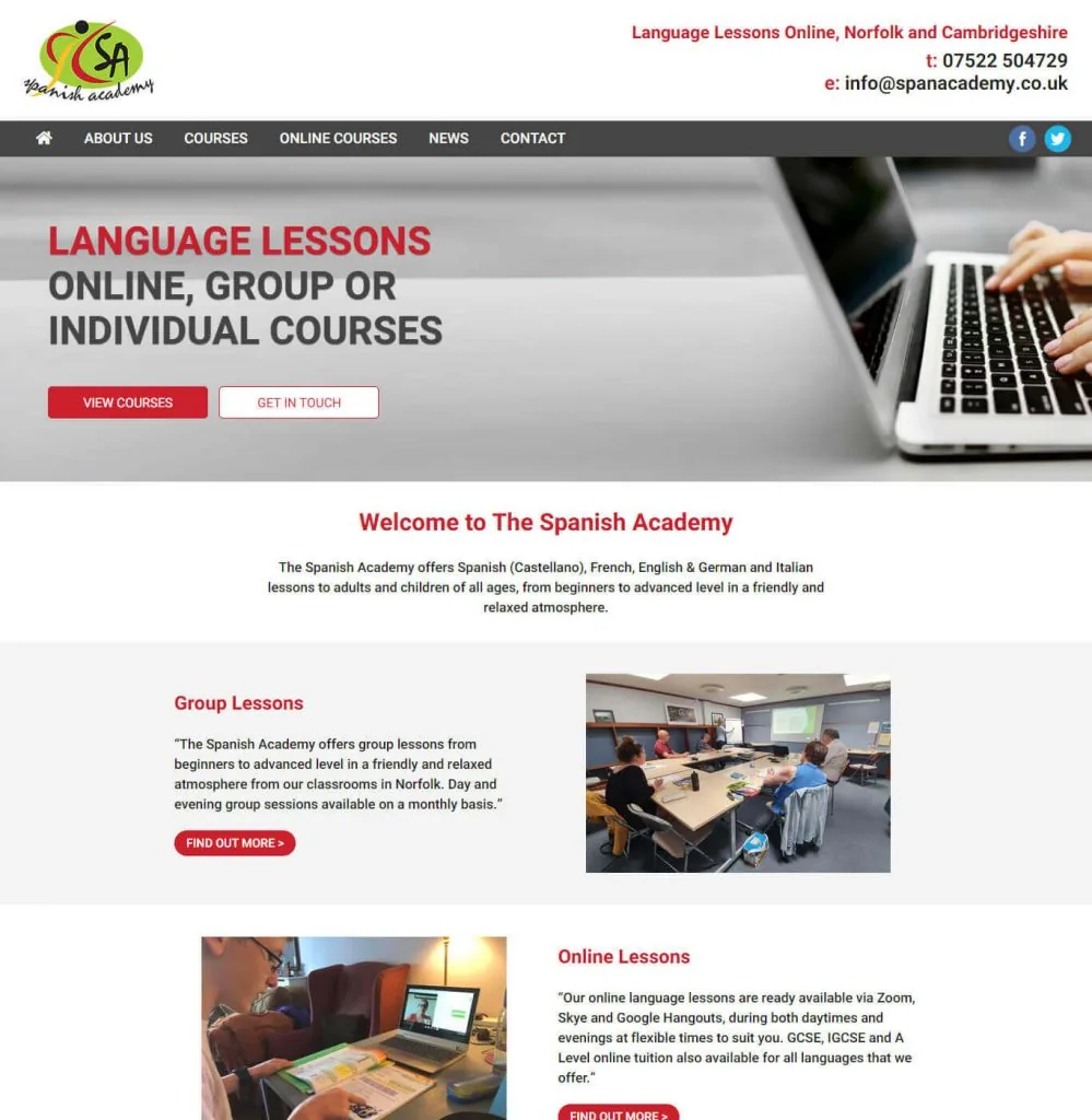 Portfolio The spanish academy