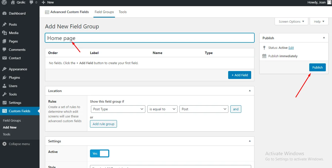 What is ACF and How to implement it in your WordPress site?