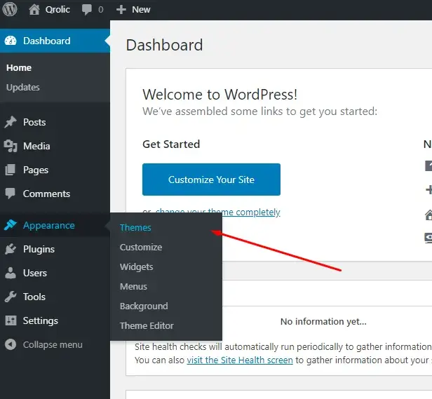 How to Download and Activate WordPress Starter Themes
