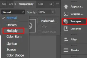 Create Shadow effect in EPS file