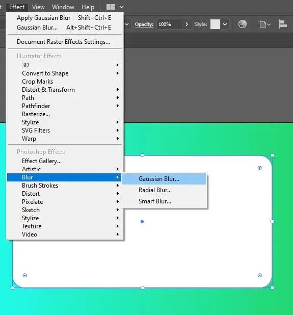 Glassmorphism in Photoshop and Ai