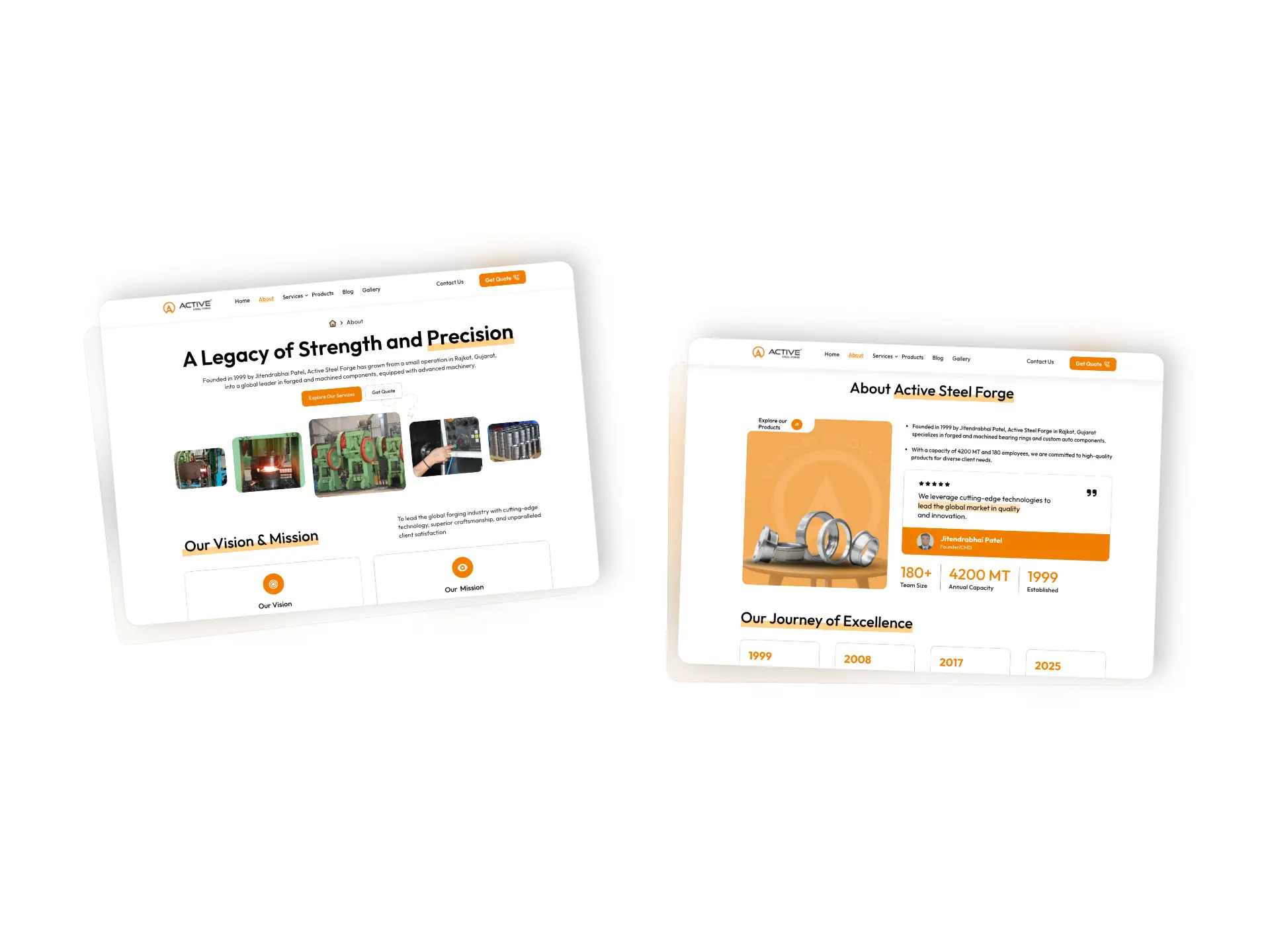 Modern Makeover. SEO Perfected – Active Steel Forge Case Study