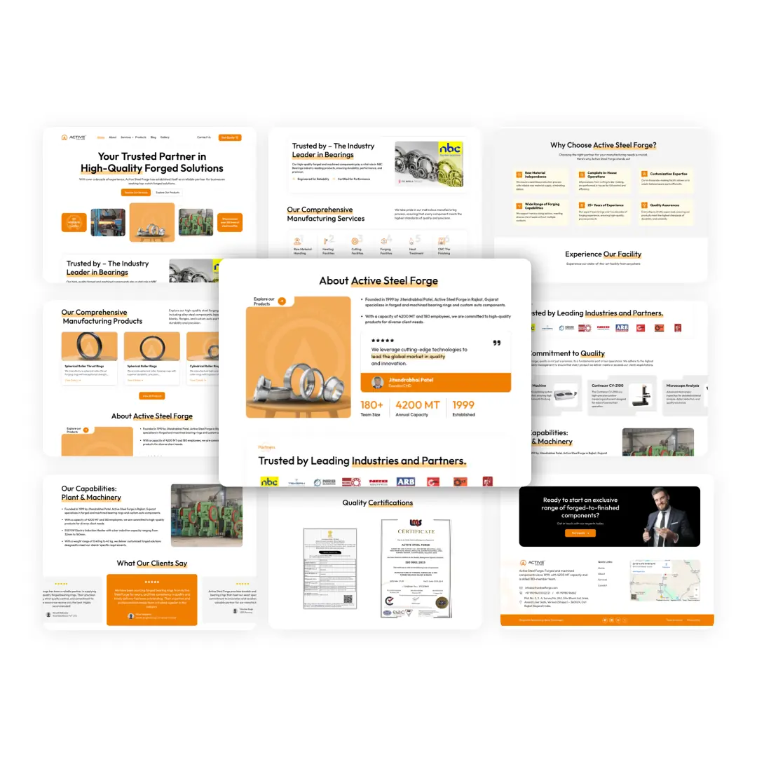 Modern Makeover. SEO Perfected – Active Steel Forge Case Study