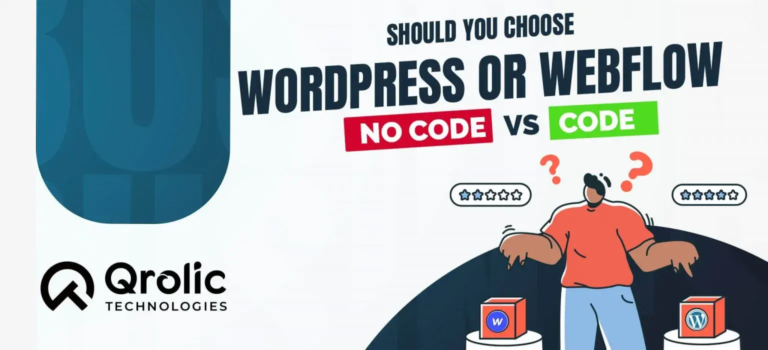 No code vs Code: Should You choose WordPress or Webflow No code vs Code: Should You choose WordPress or Webflow