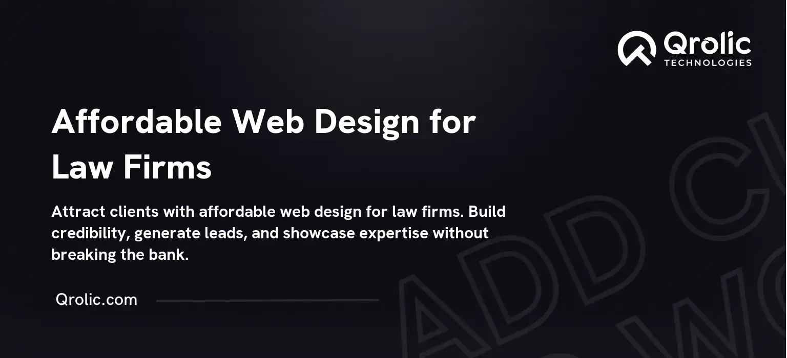 Affordable Web Design for Law Firms