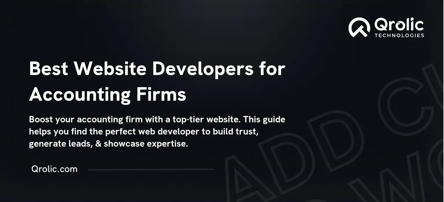 Best Website Developers for Accounting Firms