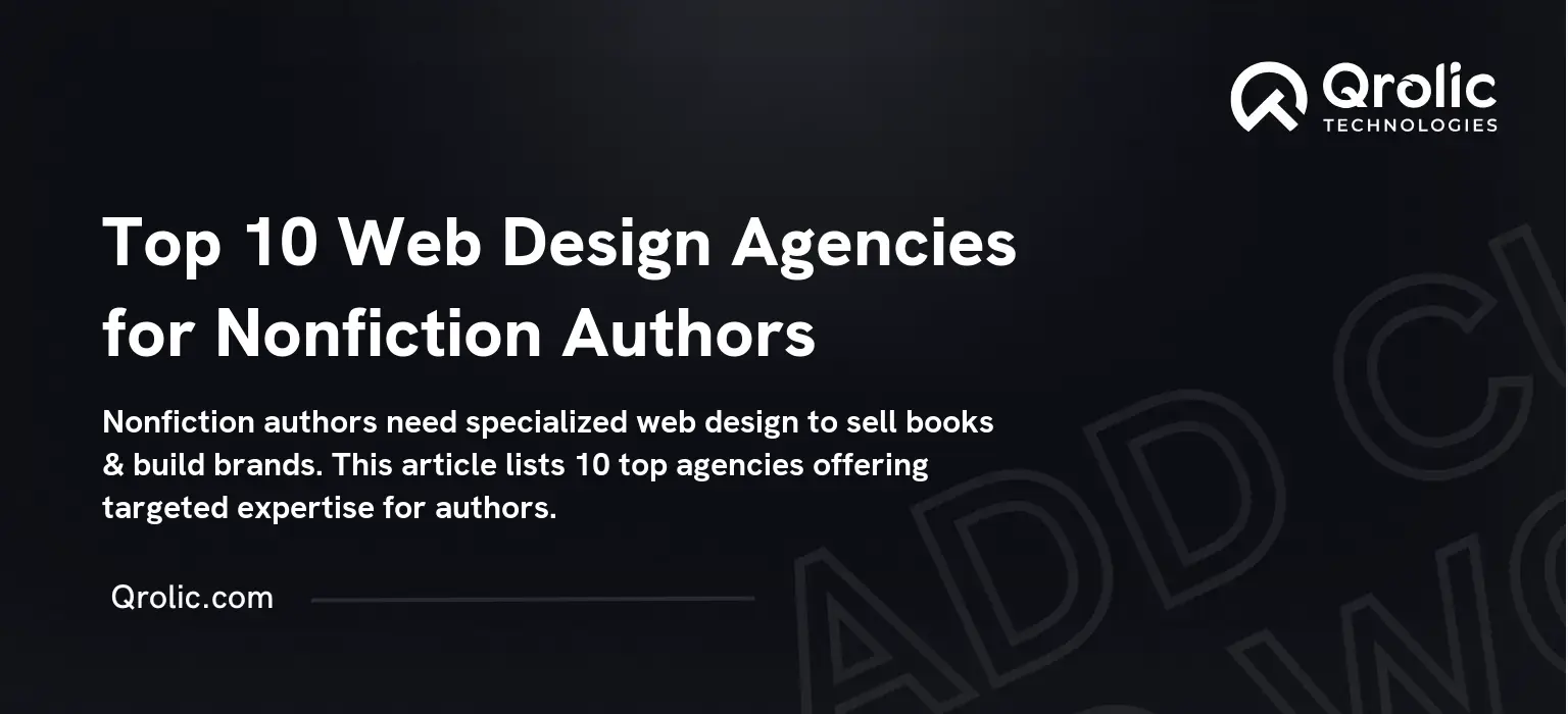 Top 10 Web Design Agencies for Nonfiction Authors