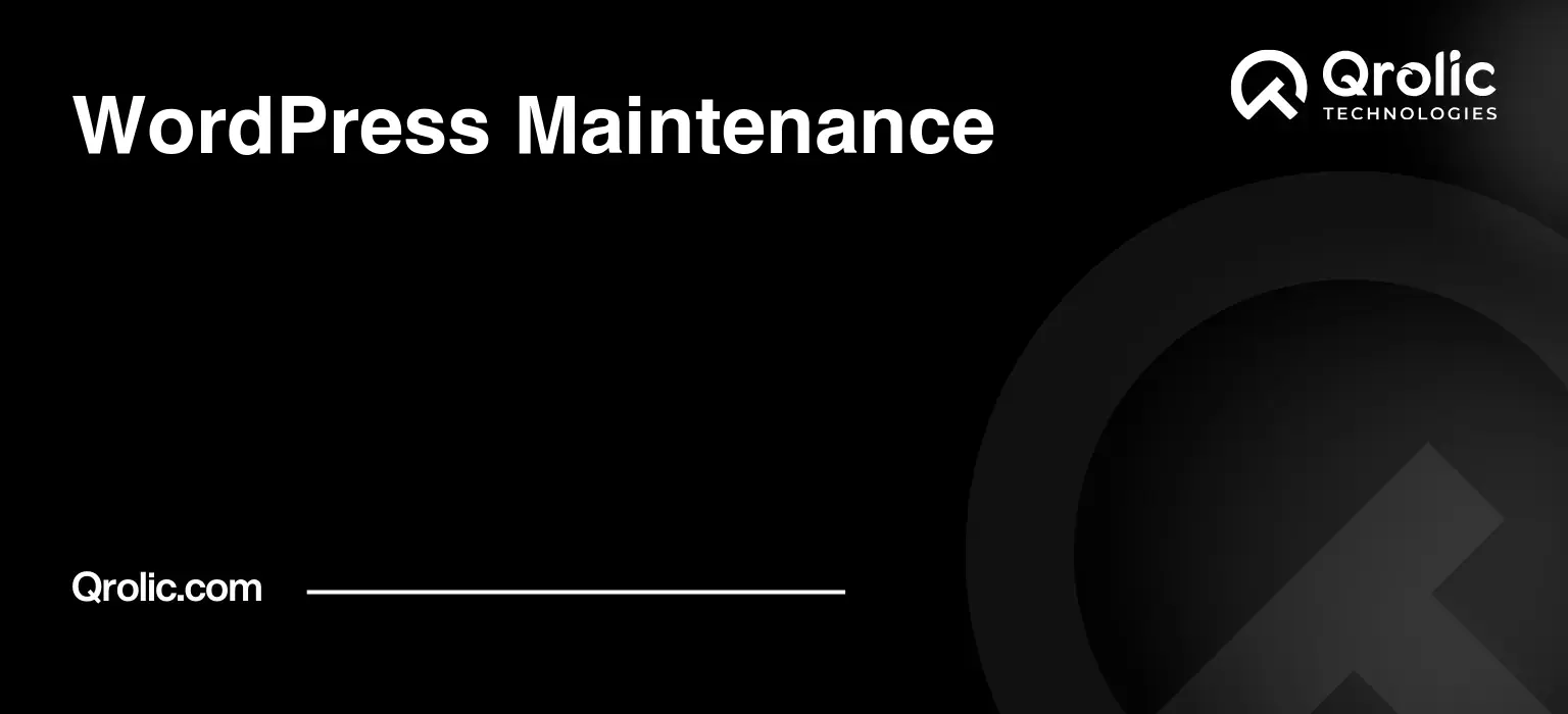 WordPress Maintenance WordPress-Maintenance-Featured-Image