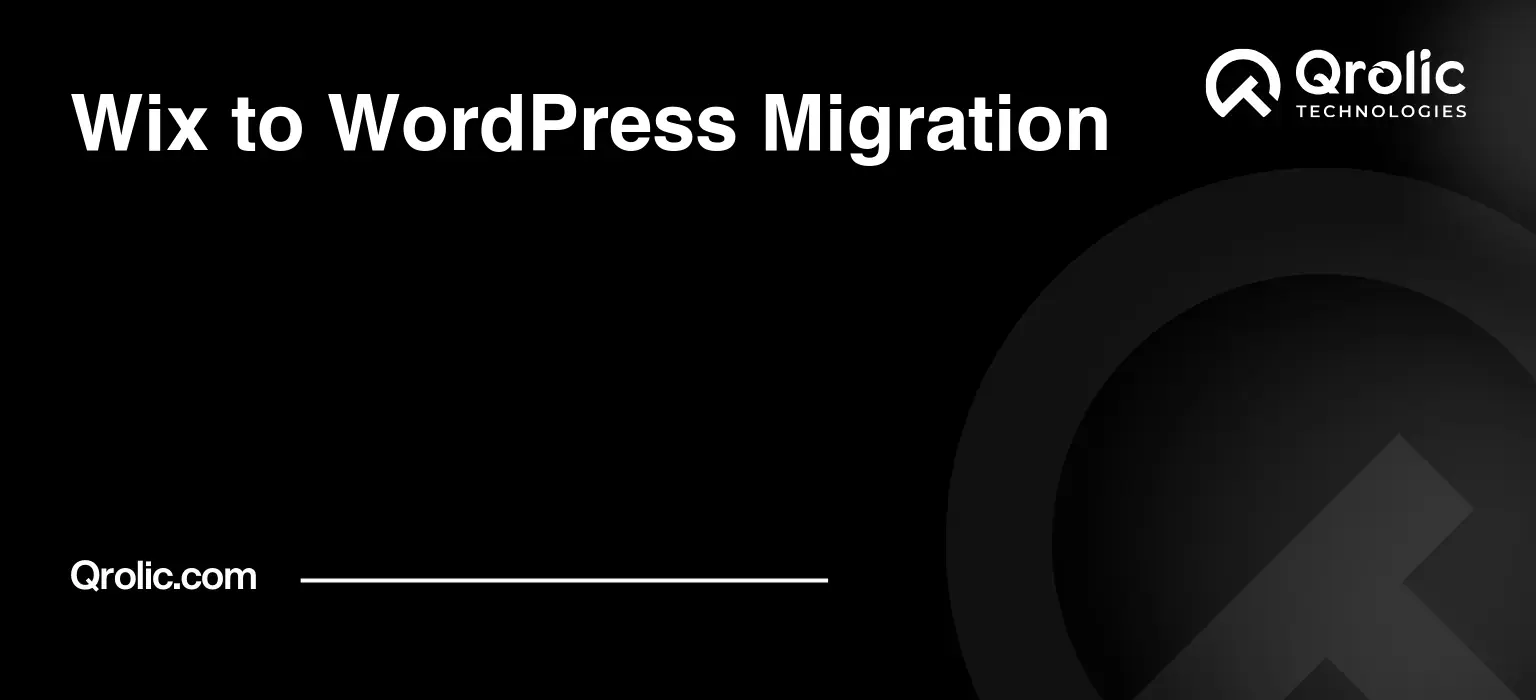 Wix to WordPress Migration