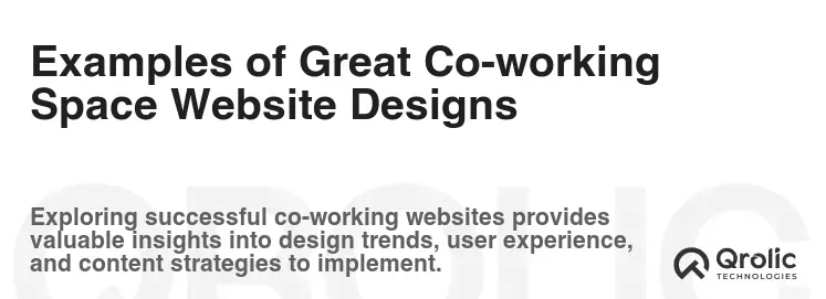 Examples of Great Co-working Space Website Designs Examples of Great Co-working Space Website Designs