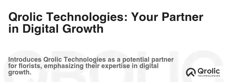 Qrolic Technologies: Your Partner in Digital Growth Qrolic Technologies: Your Partner in Digital Growth