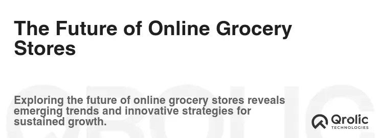 The Future of Online Grocery Stores