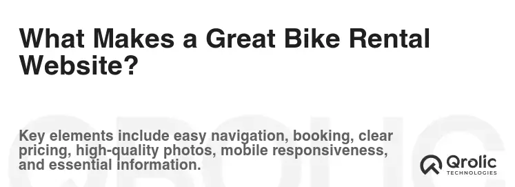 What Makes a Great Bike Rental Website?
