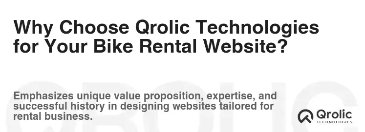 Why Choose Qrolic Technologies for Your Bike Rental Website?