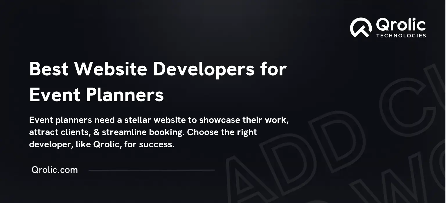 Best Website Developers for Event Planners