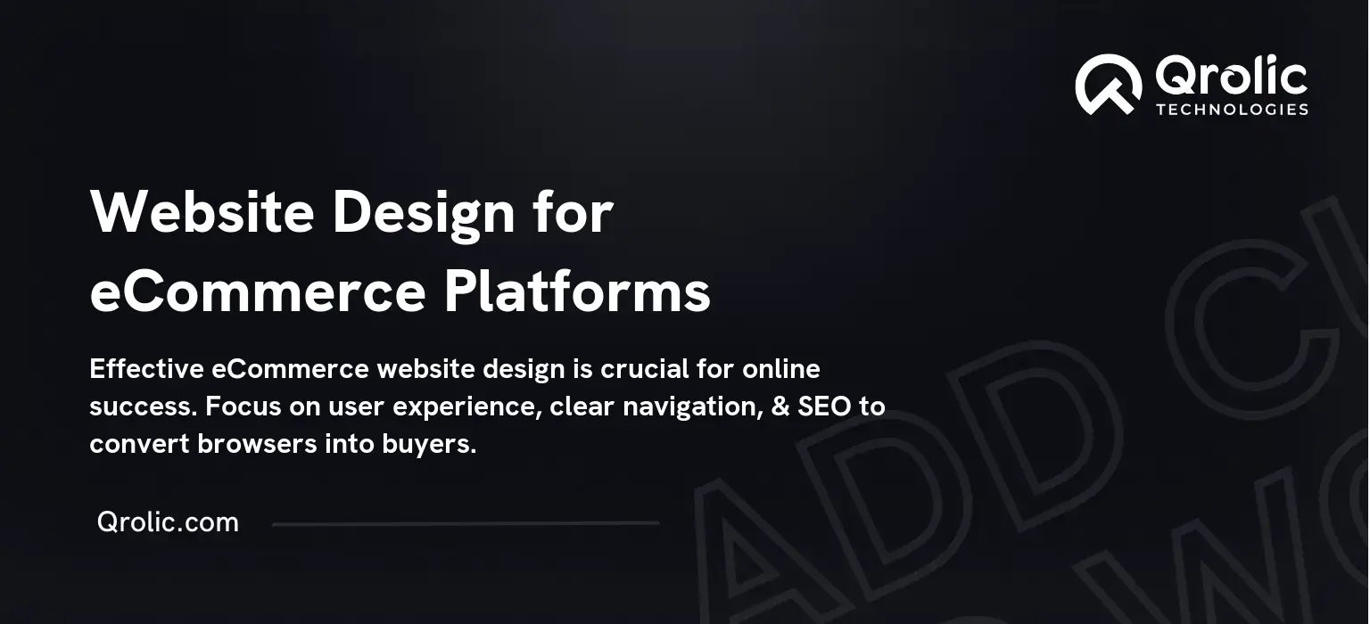 Website Design for eCommerce Platforms