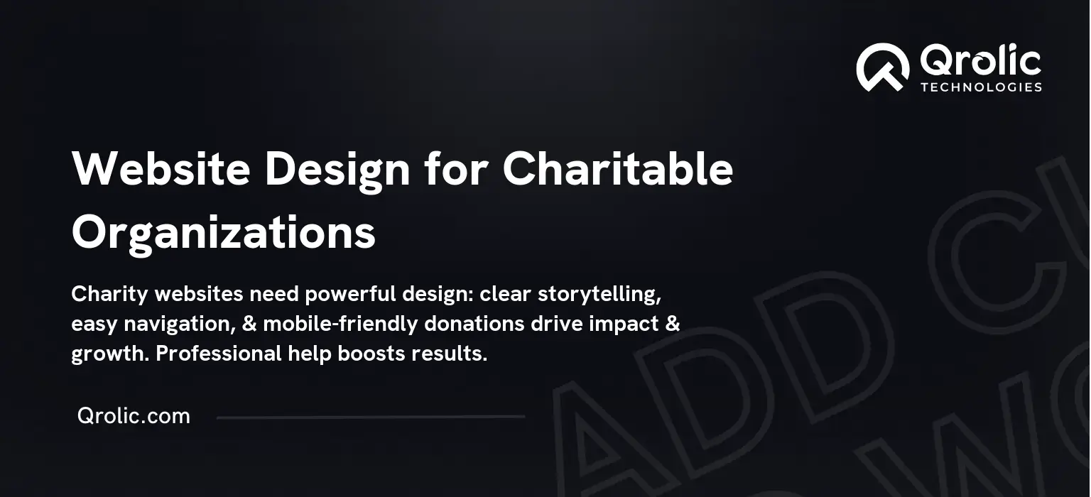 Website Design for Charitable Organizations