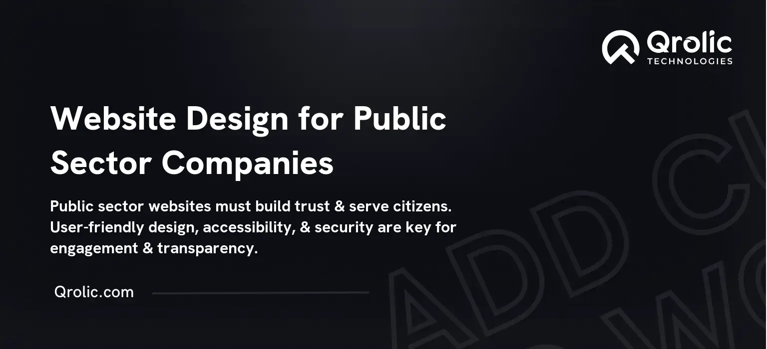 Website Design for Public Sector Companies Website Design for Public Sector Companies
