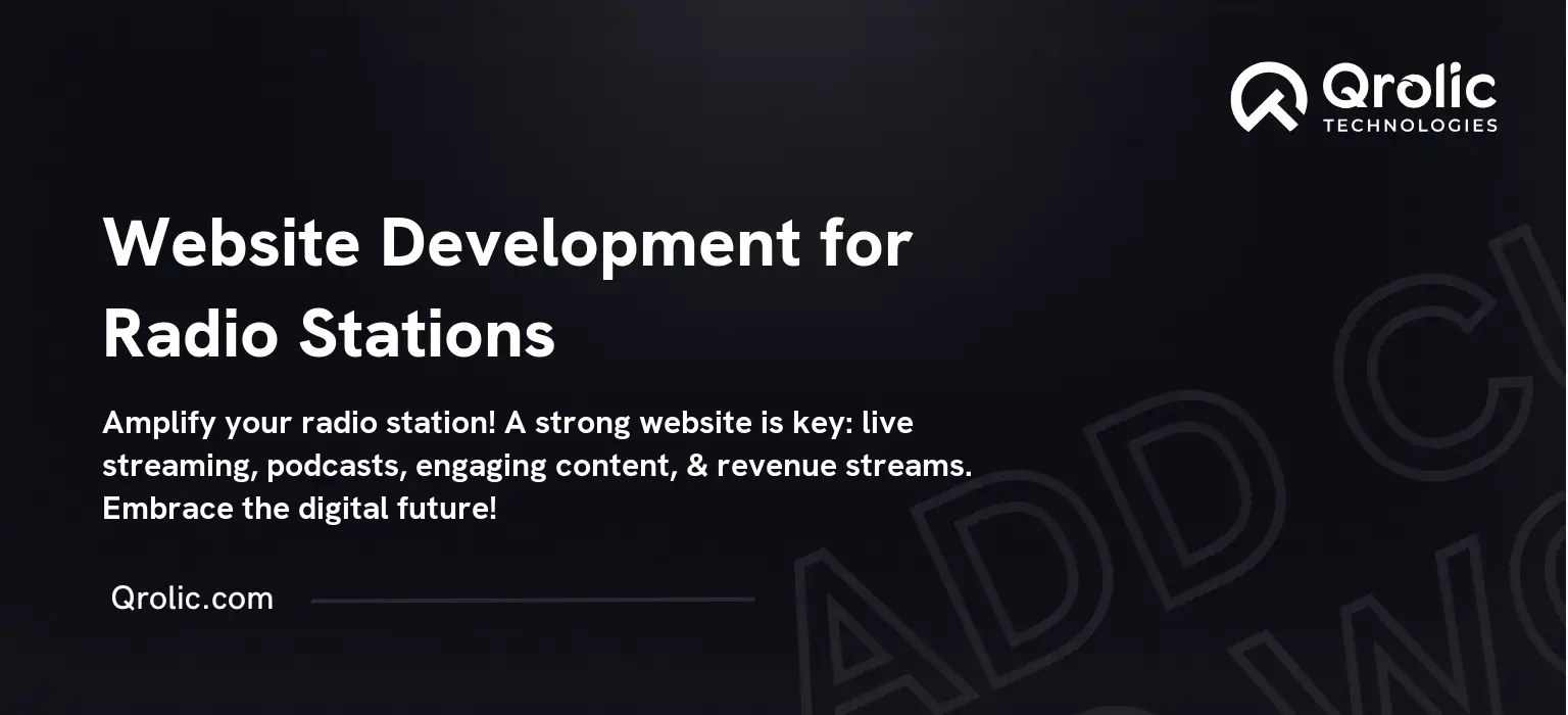 Website Development for Radio Stations Website Development for Radio Stations