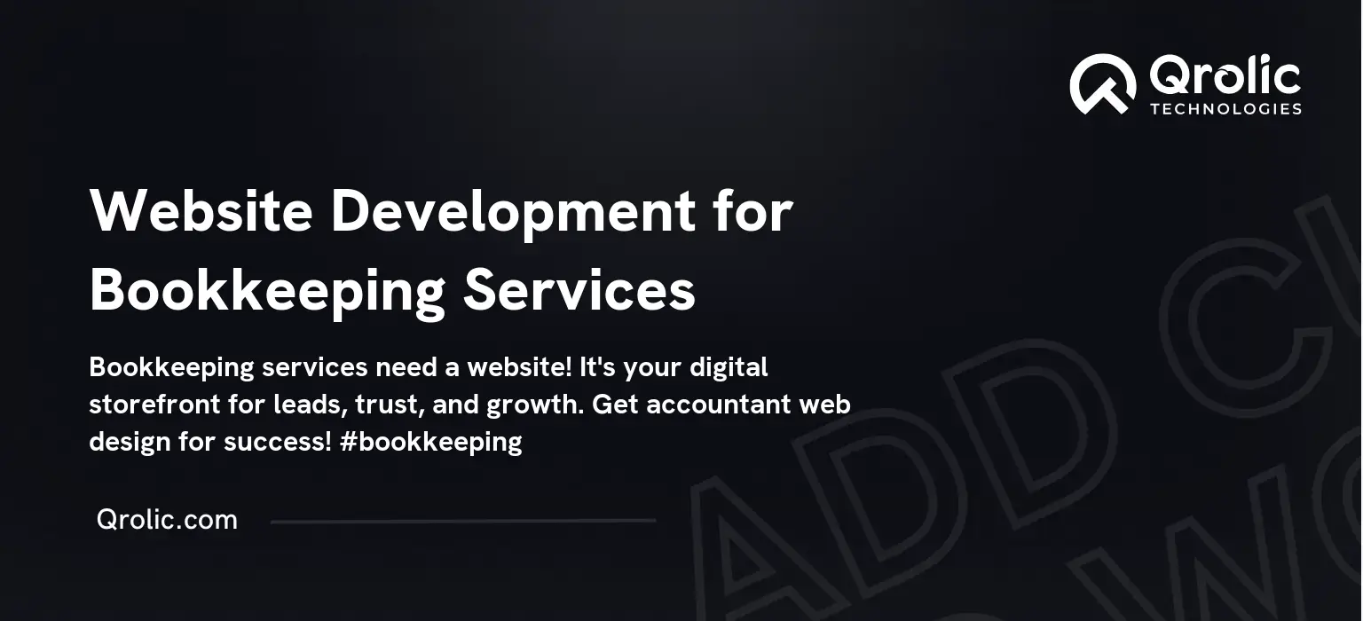 Website Development for Bookkeeping Services Website Development for Bookkeeping Services