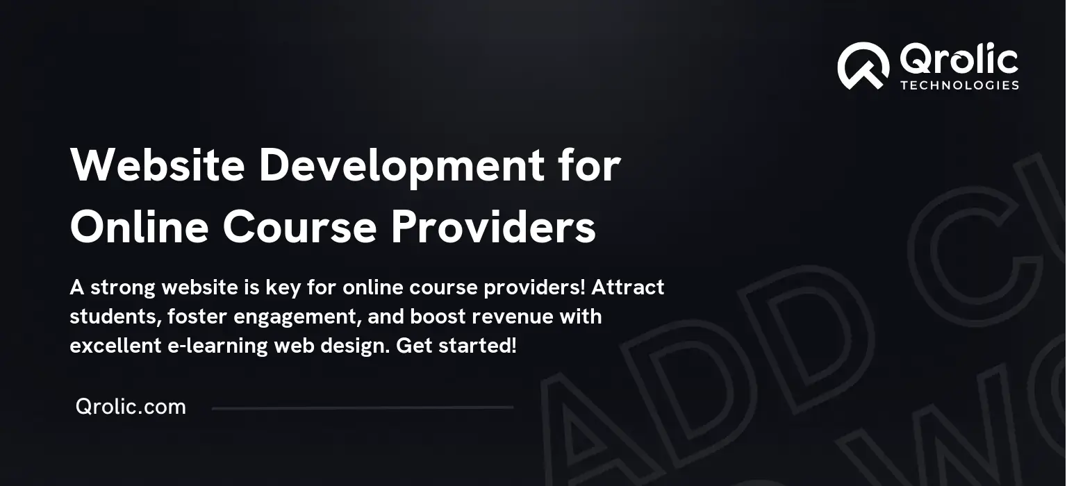 Website Development for Online Course Providers