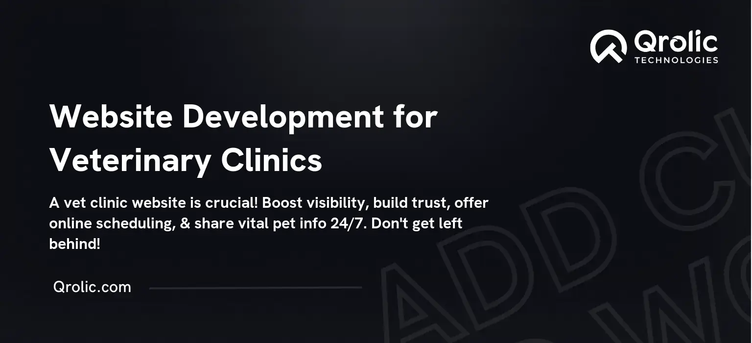 Website Development for Veterinary Clinics