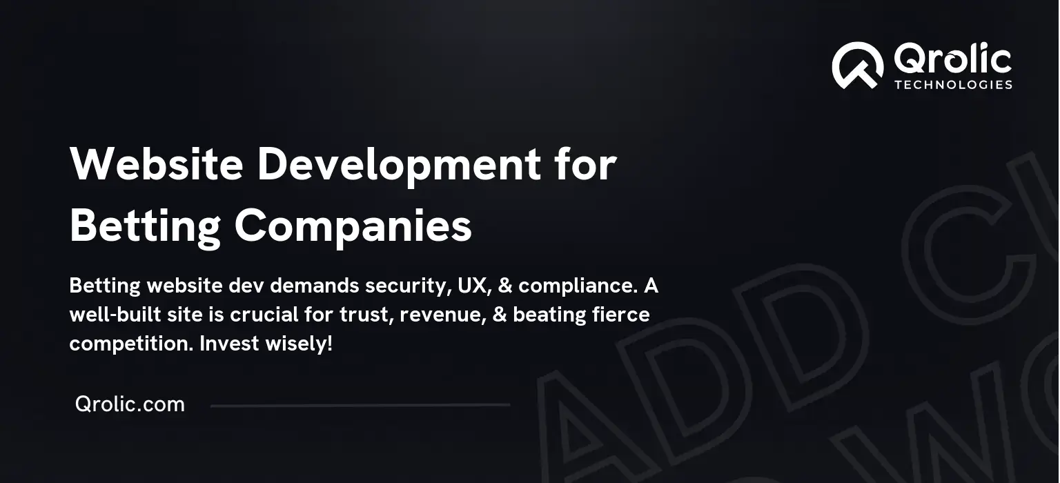 Website Development for Betting Companies