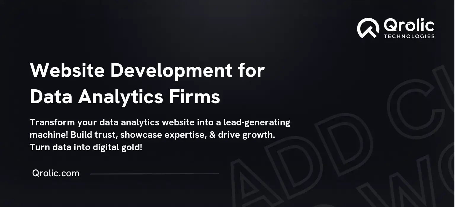 Website Development for Data Analytics Firms Website Development for Data Analytics Firms
