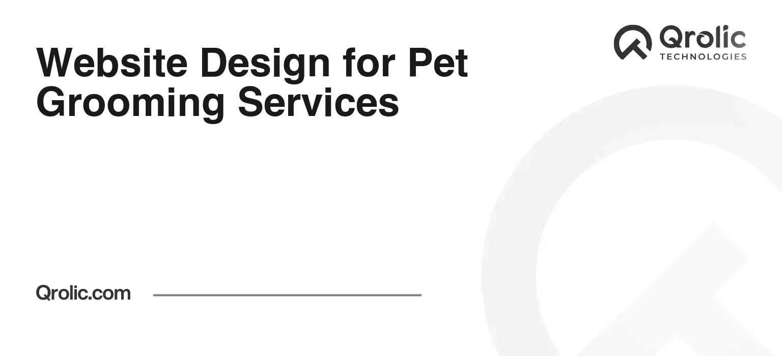 Website Design for Pet Grooming Services Website Design for Pet Grooming Services