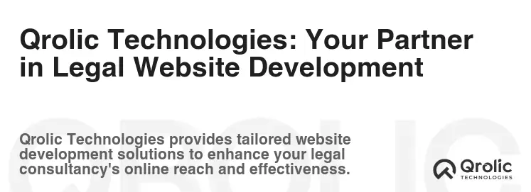 Qrolic Technologies: Your Partner in Legal Website Development