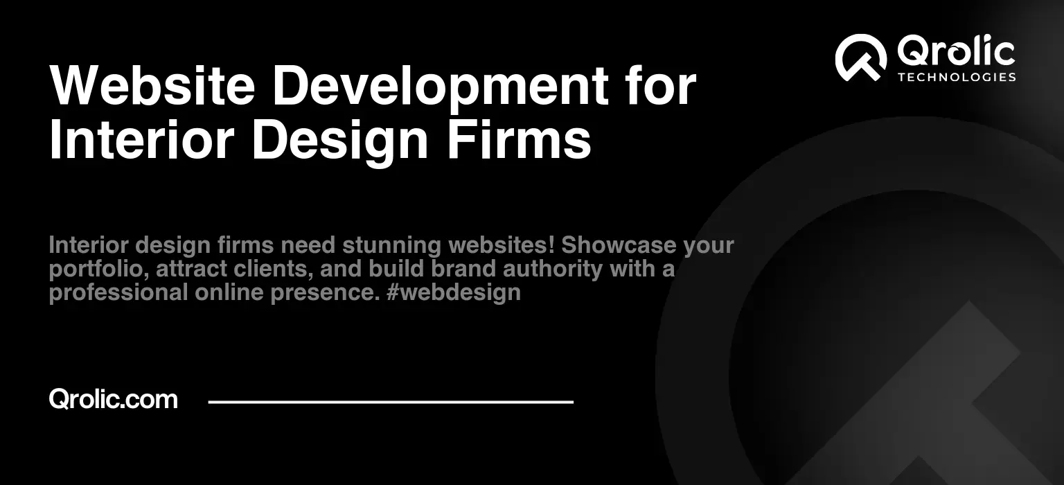 Website Development for Interior Design Firms