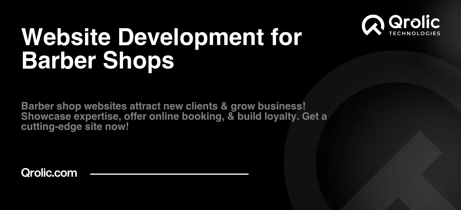 Website Development for Barber Shops
