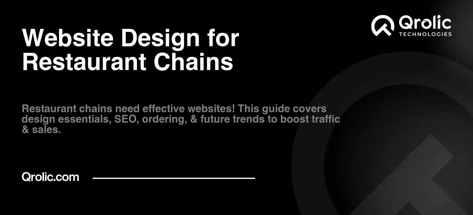 Website Design for Restaurant Chains