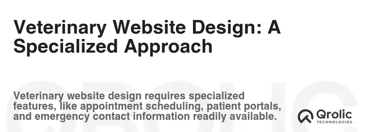 Veterinary Website Design: A Specialized Approach