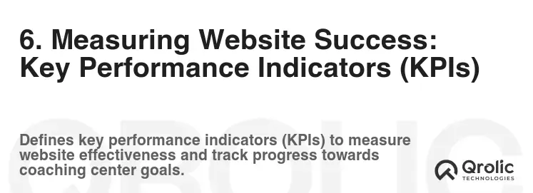 6. Measuring Website Success: Key Performance Indicators (KPIs)
