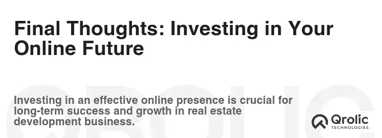 Final Thoughts: Investing in Your Online Future Final Thoughts: Investing in Your Online Future