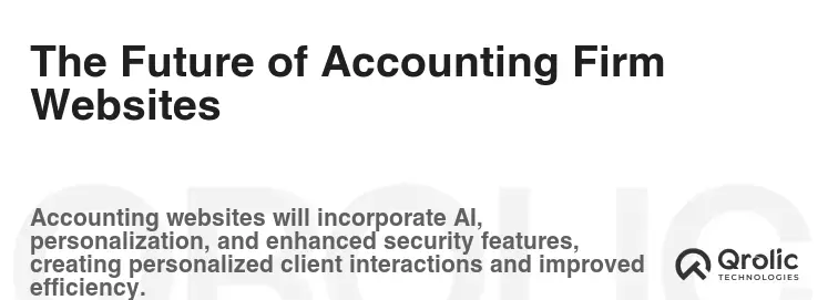 The Future of Accounting Firm Websites The Future of Accounting Firm Websites