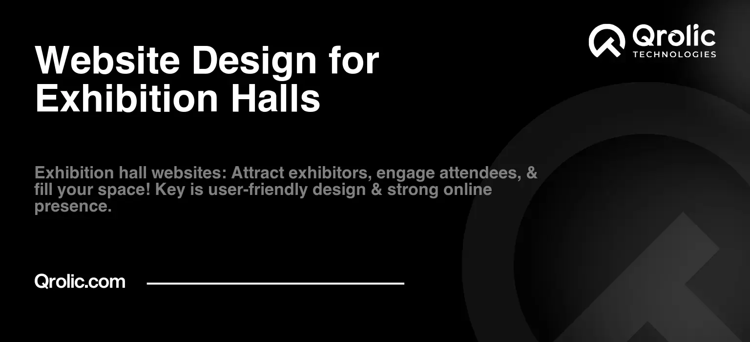 Website Design for Exhibition Halls Website Design for Exhibition Halls