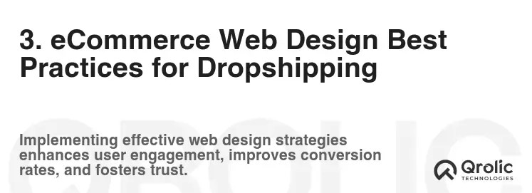 3. eCommerce Web Design Best Practices for Dropshipping