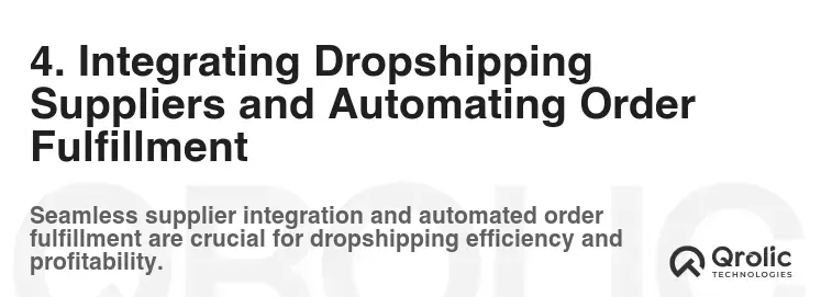 4. Integrating Dropshipping Suppliers and Automating Order Fulfillment
