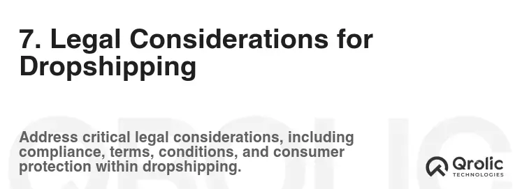7. Legal Considerations for Dropshipping