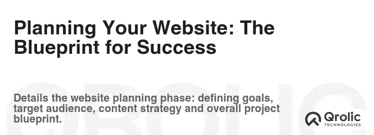 Planning Your Website: The Blueprint for Success