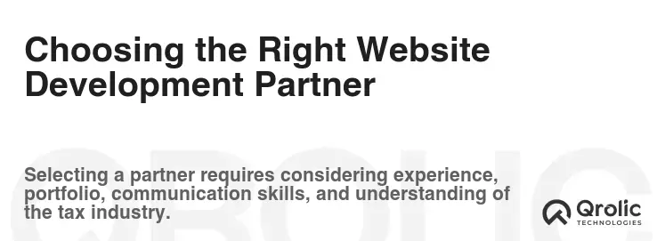 Choosing the Right Website Development Partner Choosing the Right Website Development Partner