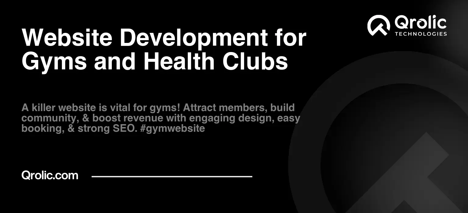 Website Development for Gyms and Health Clubs Website Development for Gyms and Health Clubs