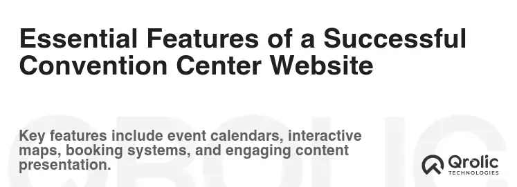 Essential Features of a Successful Convention Center Website Essential Features of a Successful Convention Center Website