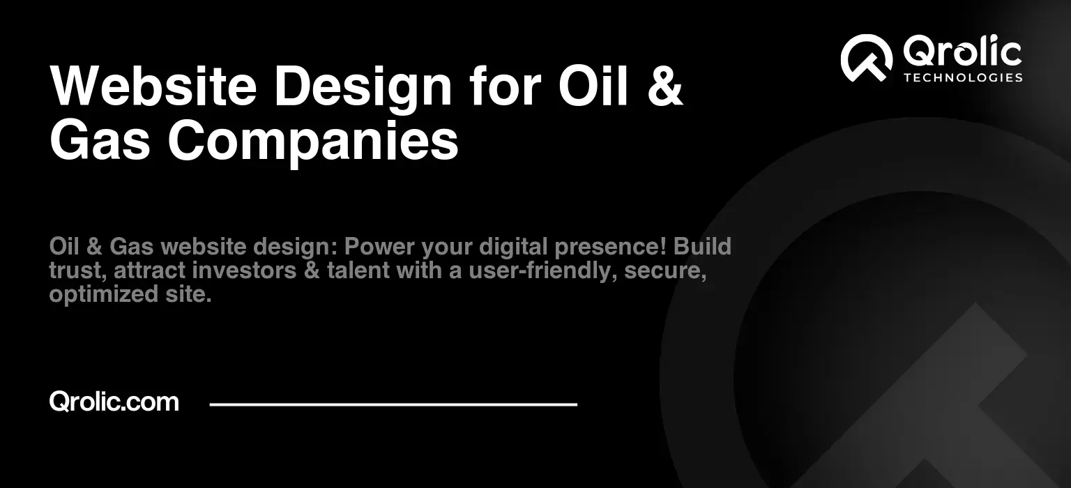 Website Design for Oil & Gas Companies