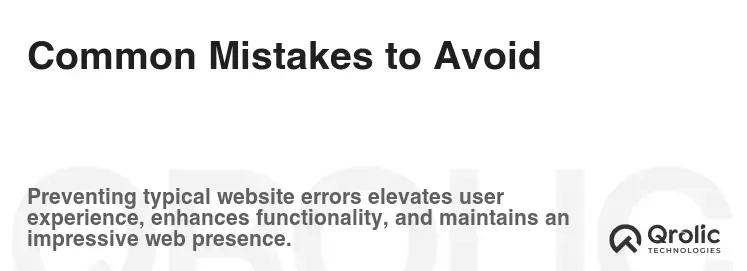 Common Mistakes to Avoid