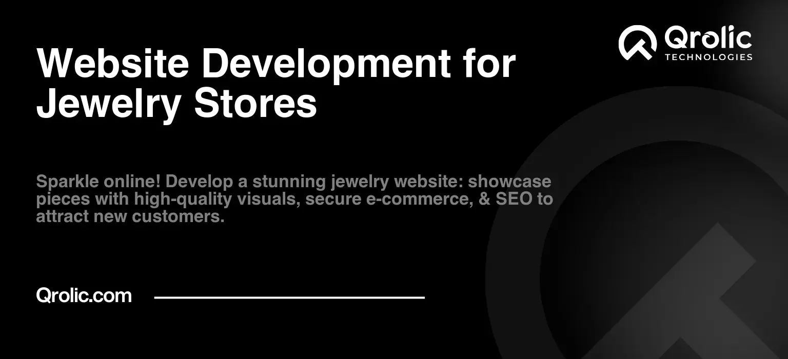 Website Development for Jewelry Stores